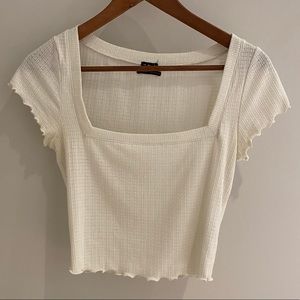 Out from Under Cream Crop Top